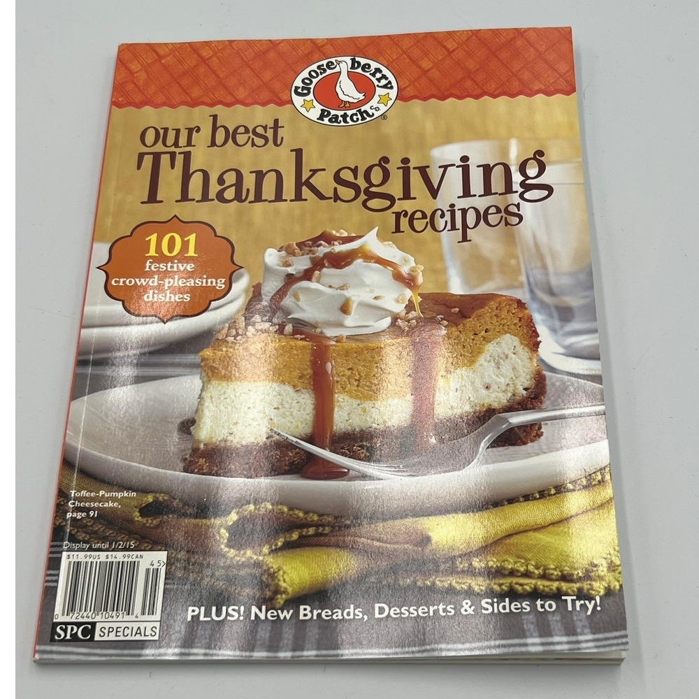 Gooseberry Patch Thanksgiving Recipes Magazine 101 Dishes Very Good Multi Color